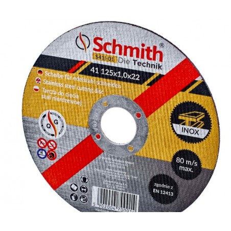 Schmith Tarcza do cięcia stali nierdzewnej INOX 230x1,0