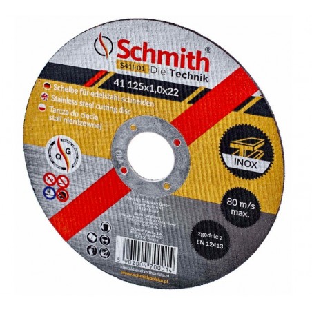 Schmith Tarcza do cięcia stali nierdzewnej INOX 230x2,0